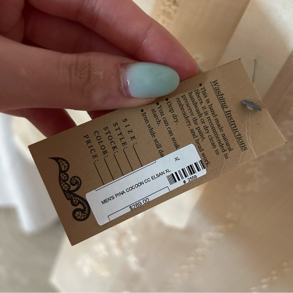 Barong Tagalog NWT Pina Cocoon - Picture 3 of 9